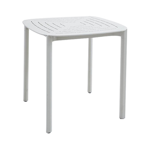 Moderner quadratischer Esszimmer-Café-Couchtisch aus Metall【I can-30124】