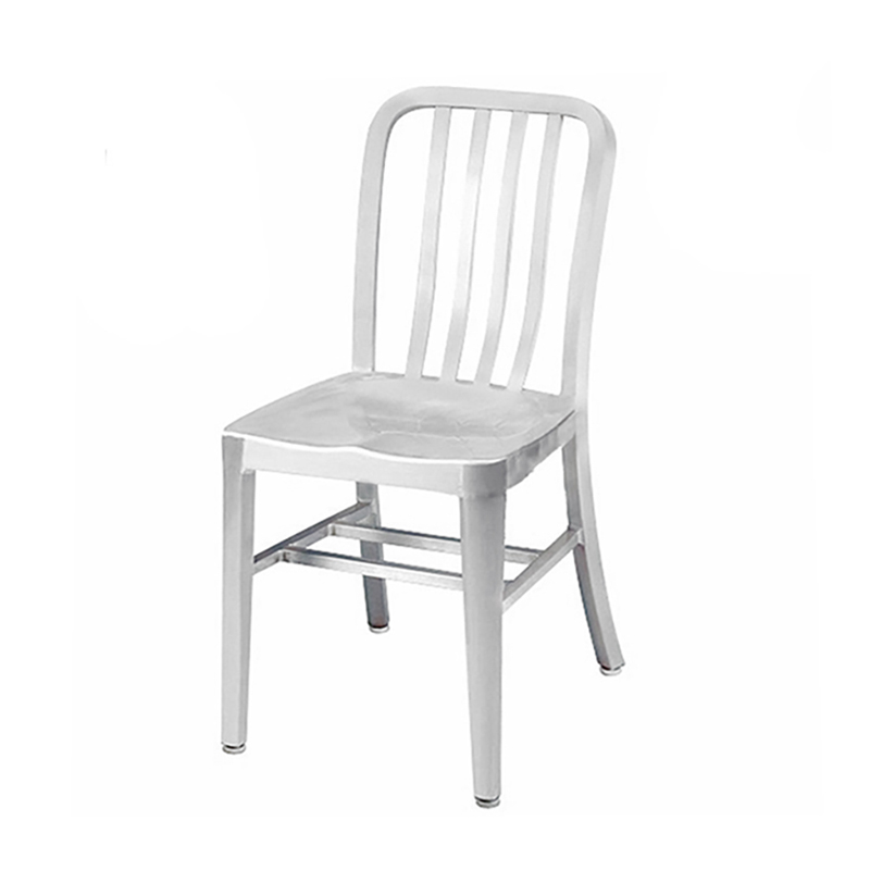 Klappbarer Esszimmerstuhl aus Aluminium
