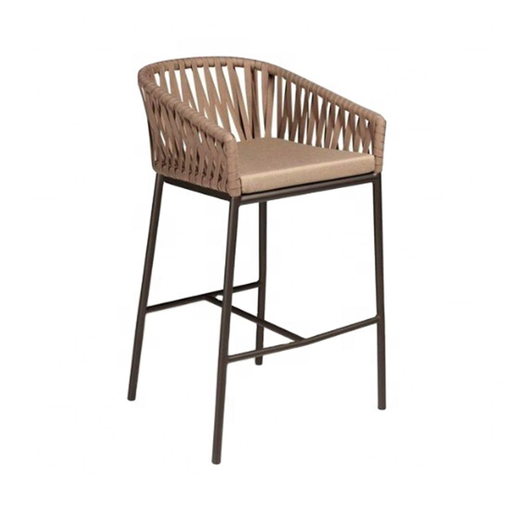 Outdoor Patio Restaurant Club Dinner Chair aus Aluminiumgewebe【I can-20135】