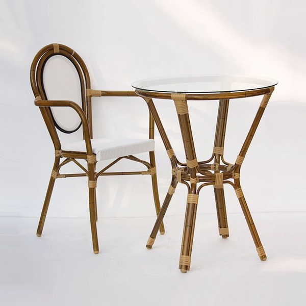OEM Design Bamboo Outdoor Furniture Rattan Table【GL-06195-1-TT】