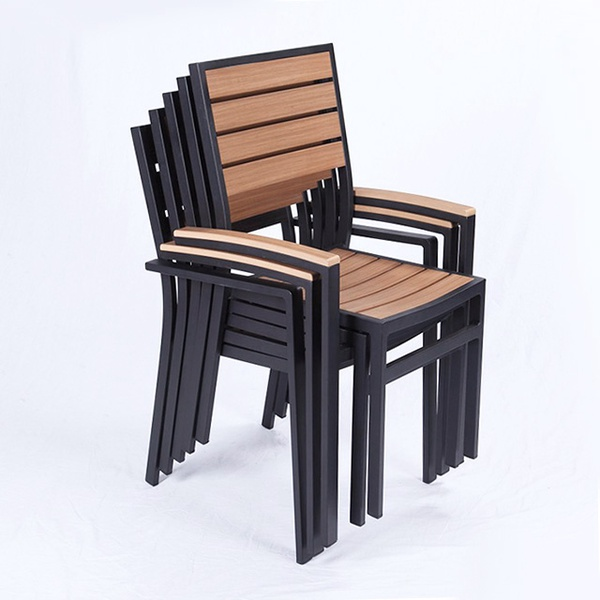 Sperrholz-Garten-Holz-Restaurant-Stühle im Freien 【PWC-15605】