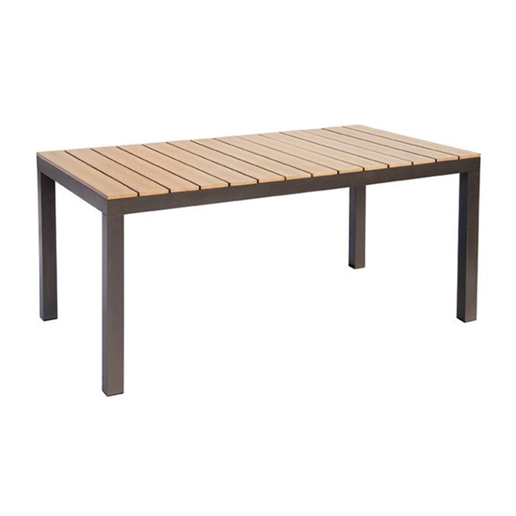 Gartentisch aus leuchtendem Sperrholz im Freien【Dt-16005】